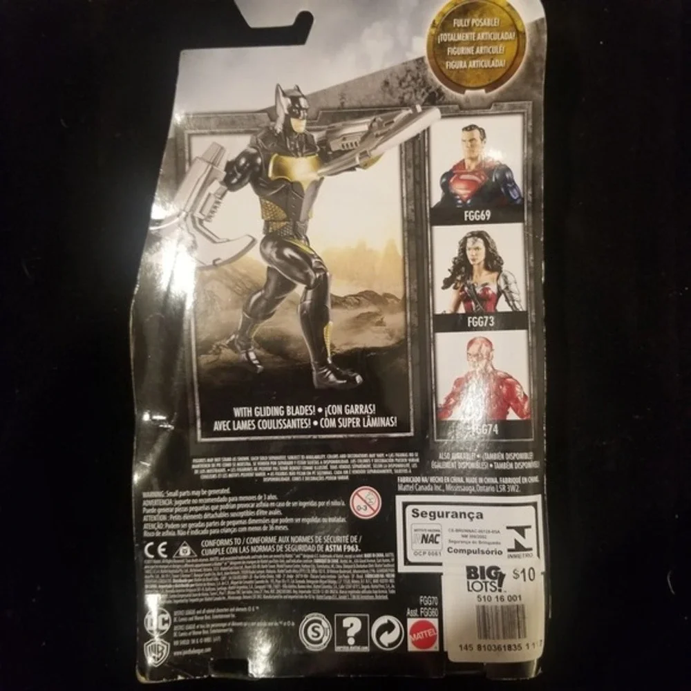 Mattel Justice League Action Figures, Batman, Superman, and The Flash‎